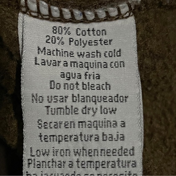 Exist Rehoboth Beach Delaware Embroidered Brown Off White Hoodie Size Medium - Picture 9 of 12